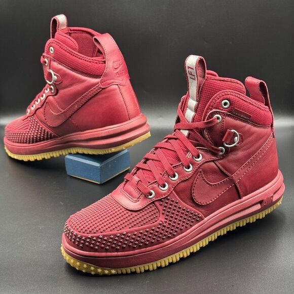 Nike Lunar Force 1 Duckboot 'Team Red' - Picture 1 of 7